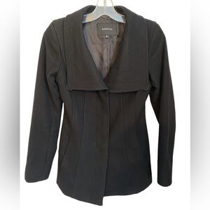 Babaton Wool  Blend Black Quincy Modern TrenchCoat Ladies XSM